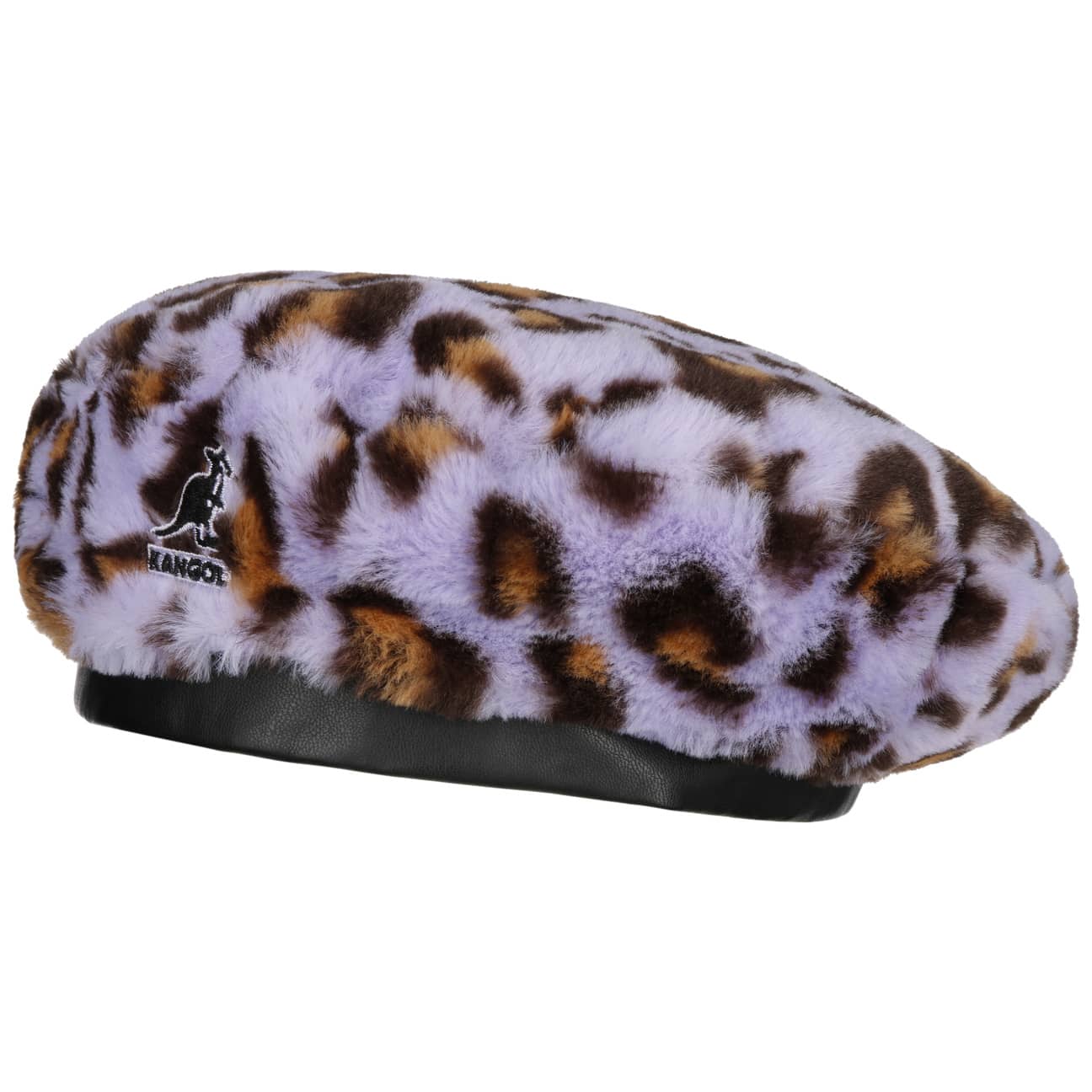 Lavender Leo Faux Fur Baske by Kangol von Kangol