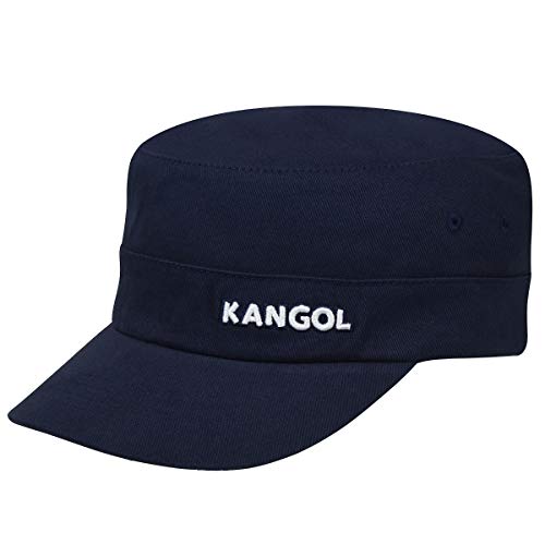 Kangol Flexfit Urban Army Cap Fullcap Armycap Military Damencap Herrencap Damen/Herren - mit Schirm, Hinten geschlossen, Schirm Sommer Frühling-Sommer Herbst-Winter - L/XL (58-61 cm) blau von Kangol