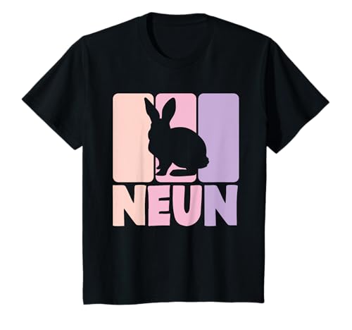9. Geburtstag Mädchen Hase 9 Jahre Kaninchen Geburtstags T-Shirt 9. Geburtstag Mädchen Hase 9 Jahre Kaninchen Geburtstags T-Shirt von Kaninchen Geburtstag Kindergeburtstag Geschenk