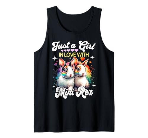 Mini Rex Rabbit Girl Mädchen Liebt Kleinrex Kaninchen Tank Top Mini Rex Rabbit Girl Mädchen Liebt Kleinrex Kaninchen Tank Top von Kaninchen Kleinrex Damen Herren