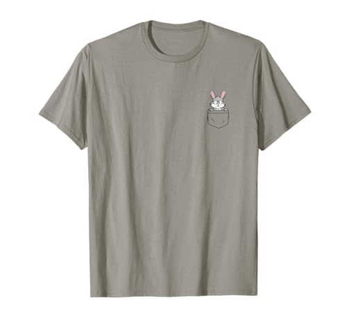 Kaninchen in Tasche Lustig Herren Damen Kaninchen T-Shirt von Kaninchen in Tasche Lustig