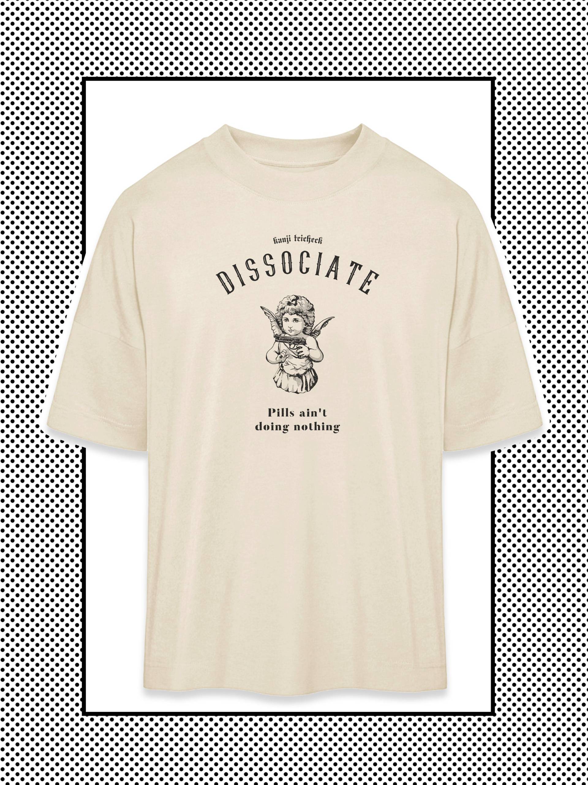 Vintage Oversize T-Shirt - Dissoziieren Engel Mit Pistole Vintage Oversize T-Shirt - Dissoziieren Engel Mit Pistole von KanjiTRICHECK