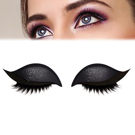 Lazy Lidschatten Wimpernpatch, 2-in-1-Wiederverwendbare Augen-Make-up-Aufkleber Mit Falschen Wimpern & Schatten, Lidschatten-Wimpern-Make-up-Aufkleber, Lazy Makeups-Tool Lazy Lidschatten Wimpernpatch, 2-in-1-Wiederverwendbare Augen-Make-up-Aufkleber Mit Falschen Wimpern & Schatten, Lidschatten-Wimpern-Make-up-Aufkleber, Lazy Makeups-Tool von Kanoauo