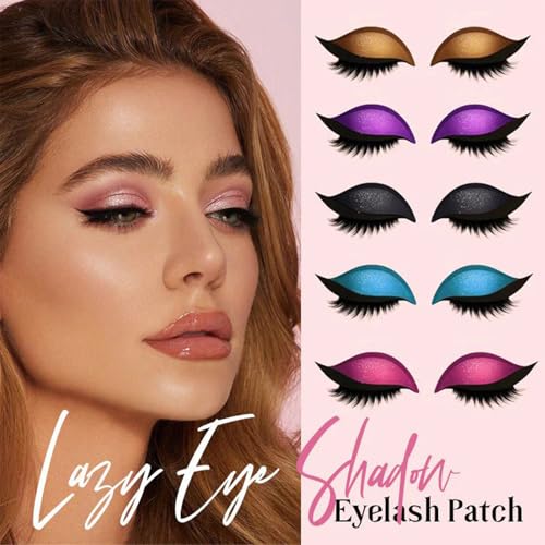 Lazy Lidschatten Wimpernpatch, 2-in-1-Wiederverwendbare Augen-Make-up-Aufkleber Mit Falschen Wimpern & Schatten, Lidschatten-Wimpern-Make-up-Aufkleber, Lazy Makeups-Tool Lazy Lidschatten Wimpernpatch, 2-in-1-Wiederverwendbare Augen-Make-up-Aufkleber Mit Falschen Wimpern & Schatten, Lidschatten-Wimpern-Make-up-Aufkleber, Lazy Makeups-Tool von Kanoauo