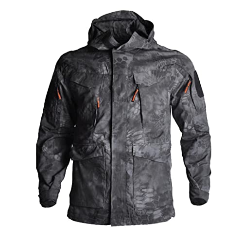 Jagd-Camouflage-Jacken Hosen mit Pads Jacke Taktische Sets Hoodie Militär Jagd Mäntel Jacken, Schwarze Python-Jacke., L Jagd-Camouflage-Jacken Hosen mit Pads Jacke Taktische Sets Hoodie Militär Jagd Mäntel Jacken, Schwarze Python-Jacke., L von Kanpcelns