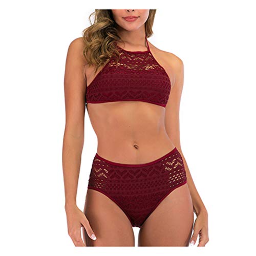 Tankini Set Damen Bikini Spitze Netz Hohe Taille Badeshorts NackenträGer Zweiteilige Tops Und Bottoms Set Bademode Strandmode Bikinihosen Bikinioberteile Kanpola Tankini Set Damen Bikini Spitze Netz Hohe Taille Badeshorts NackenträGer Zweiteilige Tops Und Bottoms Set Bademode Strandmode Bikinihosen Bikinioberteile Kanpola von Kanpola Bademode