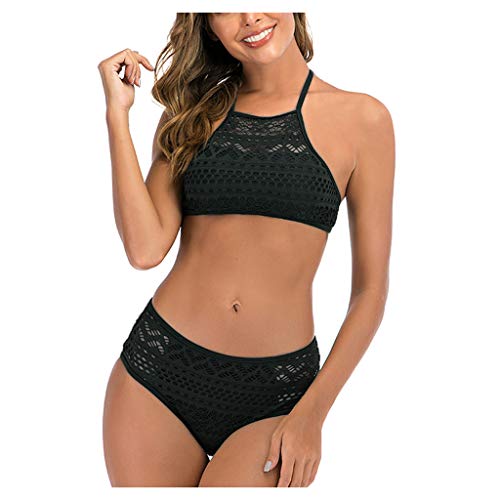Tankini Set Damen Bikini Spitze Netz Hohe Taille Badeshorts NackenträGer Zweiteilige Tops Und Bottoms Set Bademode Strandmode Bikinihosen Bikinioberteile Kanpola Tankini Set Damen Bikini Spitze Netz Hohe Taille Badeshorts NackenträGer Zweiteilige Tops Und Bottoms Set Bademode Strandmode Bikinihosen Bikinioberteile Kanpola von Kanpola Bademode