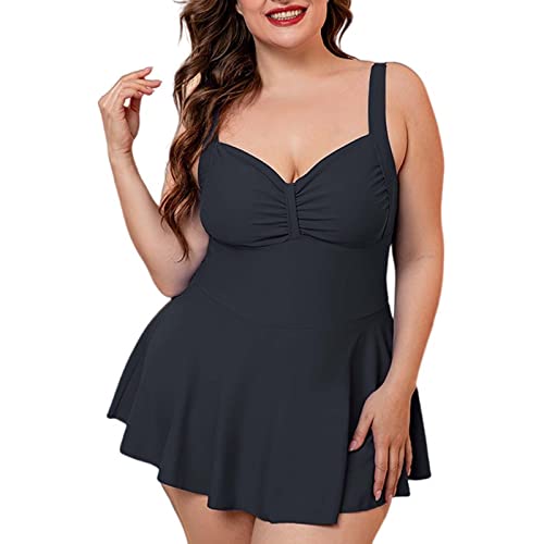 Kanpola Bauchweg Badeanzug Damen Zweiteiler Tankinis Set Push Up Top Oberteil mit Badeshorts Gepolsterte Bademode Beachwear Sommer Elegant Badeanzüge Schwimmanzug Strandmode von Kanpola Damen Sweatshirts