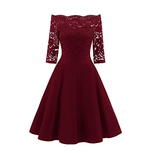 Kanpola Damen Spitzenkleid Elegant Trägerlos Abendkleid Cocktaikleider 3/4 Ärmel Faltenkleid Frauen Midikleid Party Chiffon Kleid Ballkleider Brautjungfer Kanpola Damen Spitzenkleid Elegant Trägerlos Abendkleid Cocktaikleider 3/4 Ärmel Faltenkleid Frauen Midikleid Party Chiffon Kleid Ballkleider Brautjungfer von Kanpola Damen Sweatshirts