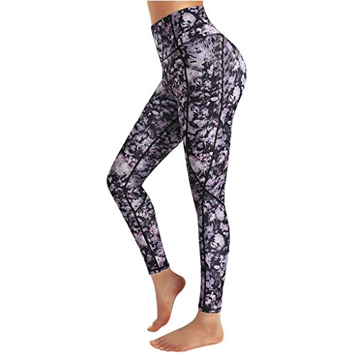 Kanpola Leggings Damen Yoga Hosen mit Taschen Hohe Taille Print Sporthose Blickdicht Stretch Yogahose Jogginghose Frauen Mädchen Bauchkontrolle Trainingshose von Kanpola Damen Sweatshirts