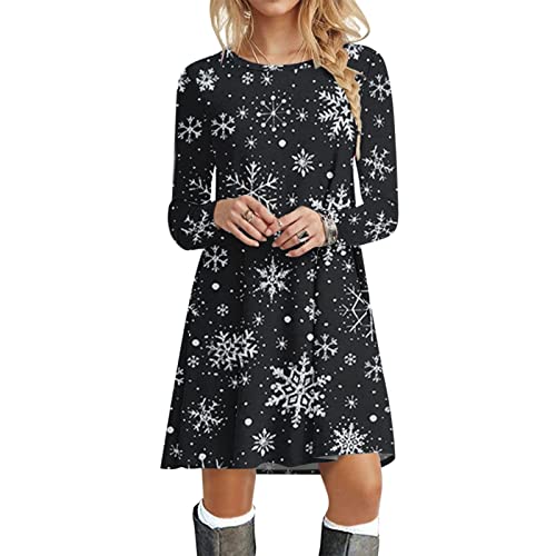Kanpola Weihnachtskleid Damen Langarm Pullover Kleid Herbst Winter Rundhals Minikleid Rentier Druck Weihnachten Kleider Elegant Weihnachtsfeier Blusenkleid Oberteile Kanpola Weihnachtskleid Damen Langarm Pullover Kleid Herbst Winter Rundhals Minikleid Rentier Druck Weihnachten Kleider Elegant Weihnachtsfeier Blusenkleid Oberteile von Kanpola Damen Sweatshirts
