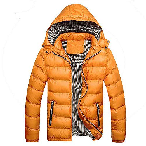 Kanpola Herren Jacken Outdoor Daunenjacken Winddicht Steppjacke Winterjacke Outdoorjacken Parka mit Kapuze Jacke Mantel von Kanpola Herren T-Shirts