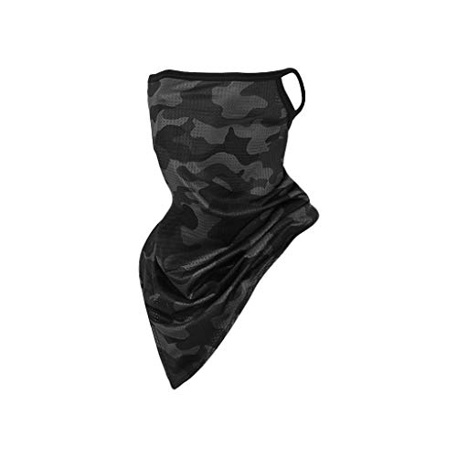 Kanpola Camouflage Multifunktionstuch Damen & Herren HalswäRmer Motorrad Schal,Outdoor Wind Face Shield,Leichtes Atmungsaktiv Schlauchschal Sonnenschutz Sturmmaske von Kanpola Herren Top