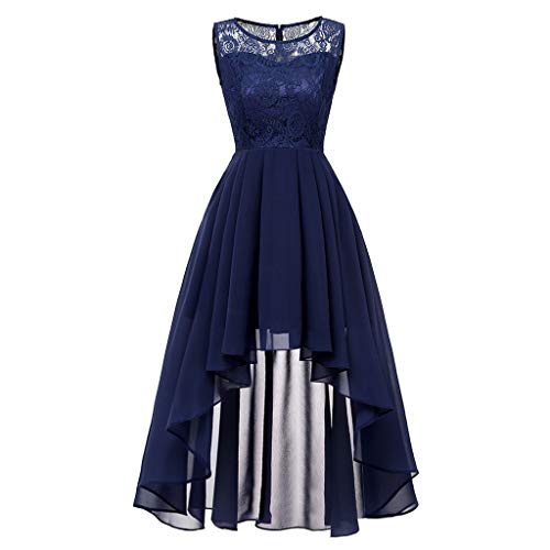 Kanpola Damen Armellos Spitzenkleid Vintage Partykleid Rockabilly Cocktailkleid Kleid von Kanpola Kleider