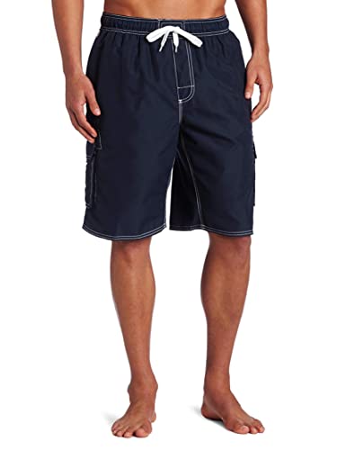 Kanu Surf Barracuda Herren Badehose (Normale und erweiterte Größen) - Blau - 4X von Kanu Surf