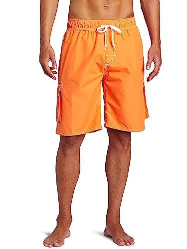 Kanu Surf Herren Barracuda (Normale und erweiterte Größen) Badehose, Orange, 4X von Kanu Surf