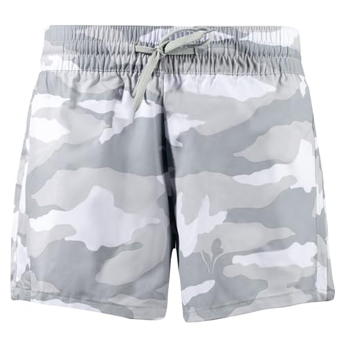 Kanu Surf Damen Darren Stretch LSF 50+ Active Swim and Workout Boardshorts, Beach Camo Grey, 38 von Kanu Surf