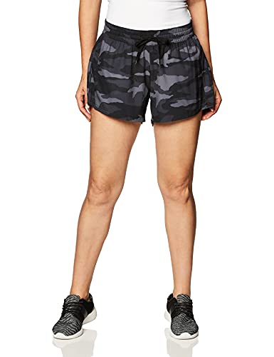 Kanu Surf Damen Darren Stretch UPF 50+ Active Swim and Workout Boardshorts, Strand Camo Schwarz, 40 von Kanu Surf