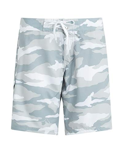 Kanu Surf Damen Marina Solid Stretch Boardshorts, Strand Camo Grau, 40 von Kanu Surf