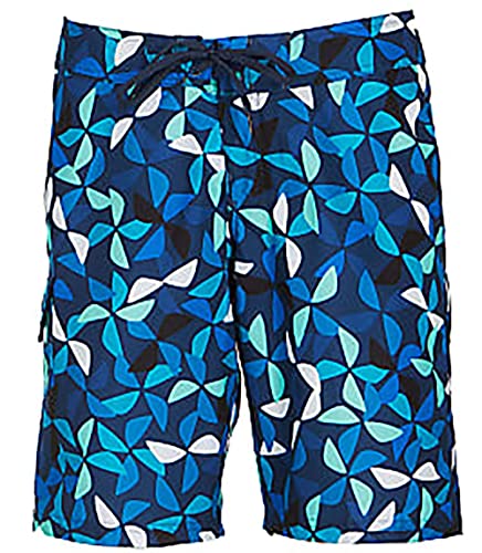 Kanu Surf Damen Schwimm-und Trainingsbrett-Shorts, LSF 50+ Boardshorts, Marineblau (Audrey Navy), 40 von Kanu Surf