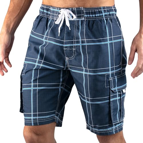 Kanu Surf Herren Echelon Swim Trunks (Regular & Extended Sizes) Badehose, Flex Navy, XX-Large von Kanu Surf