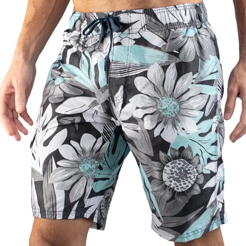 Kanu Surf Herren Infinite Swim Trunks (Regular & Extended Sizes) Badehose, Abacos Schwarz, Medium von Kanu Surf