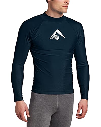 Kanu Surf Herren Rashguard Long Sleeve Platinum UPF 50+ - Blau - XX-Large von Kanu Surf