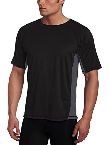 Kanu Surf Herren Schwimmshirt Cb Rashguard UPF 50+ (Regular & Extended Sizes) - Schwarz - 5X von Kanu Surf