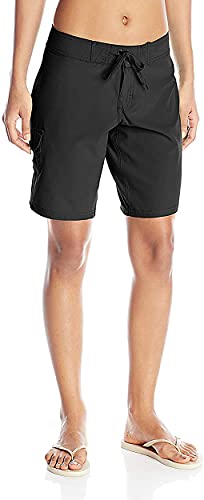 Kanu Surf Marina Damen Schwimmbrett-Shorts UPF 50+ (Regen- und Übergrößen) - Schwarz - 38 von Kanu Surf