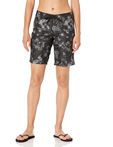 Kanu Surf Marina Damen Schwimmbrett-Shorts UPF 50+ (Regen- und Übergrößen) - Schwarz - 40 von Kanu Surf