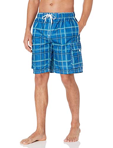 Kanu Surf Miles Herren-Badehose (Normale und erweiterte Größen) - Blau - X-Large von Kanu Surf