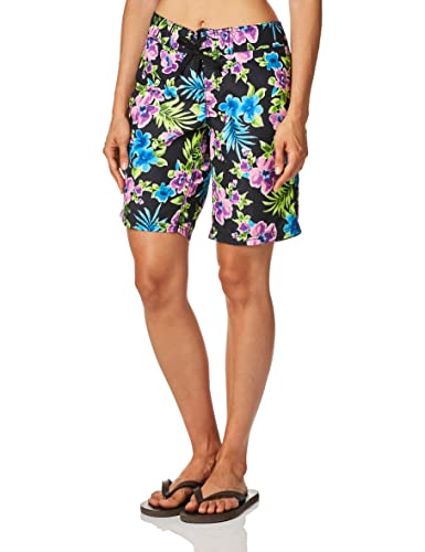 Kanu Surf Oceanside Damen Active Swim Board Short UPF 50+ (Reg & Übergrößen) - Schwarz - 38 von Kanu Surf