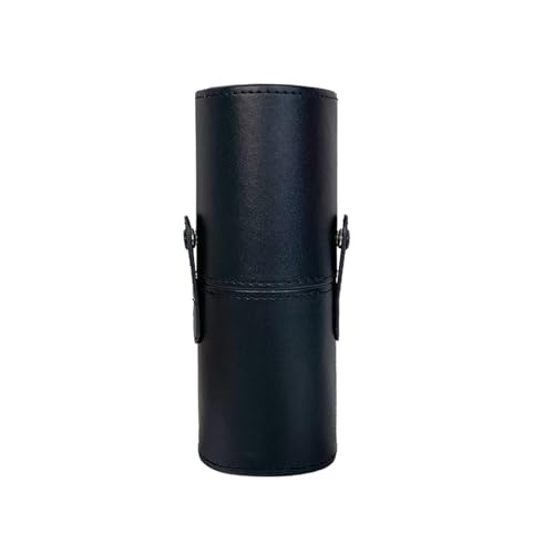 Kanviensl Make-up-Pinselhalter, Reisepinseltasche, Tasche, Tassenaufbewahrung, staubdicht, für Damen, Schwarz, Schwarz 1, Natürlich von Kanviensl