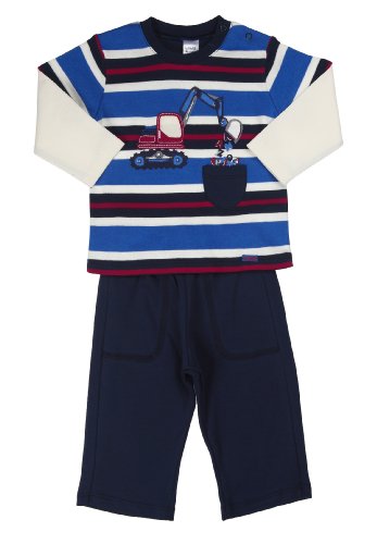 Kanz Baby - Jungen Zweiteiliger Schlafanzug 2Tlg., Gestreift, Gr. 68, Mehrfarbig (Y/D Stripe Multicolored 0001) von Kanz