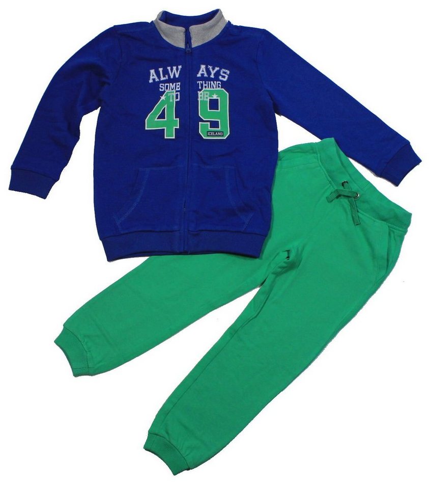 Kanz Freizeitanzug Kanz Basic Jogginganzug Sweatjacke Jogginghose (2-tlg) von Kanz