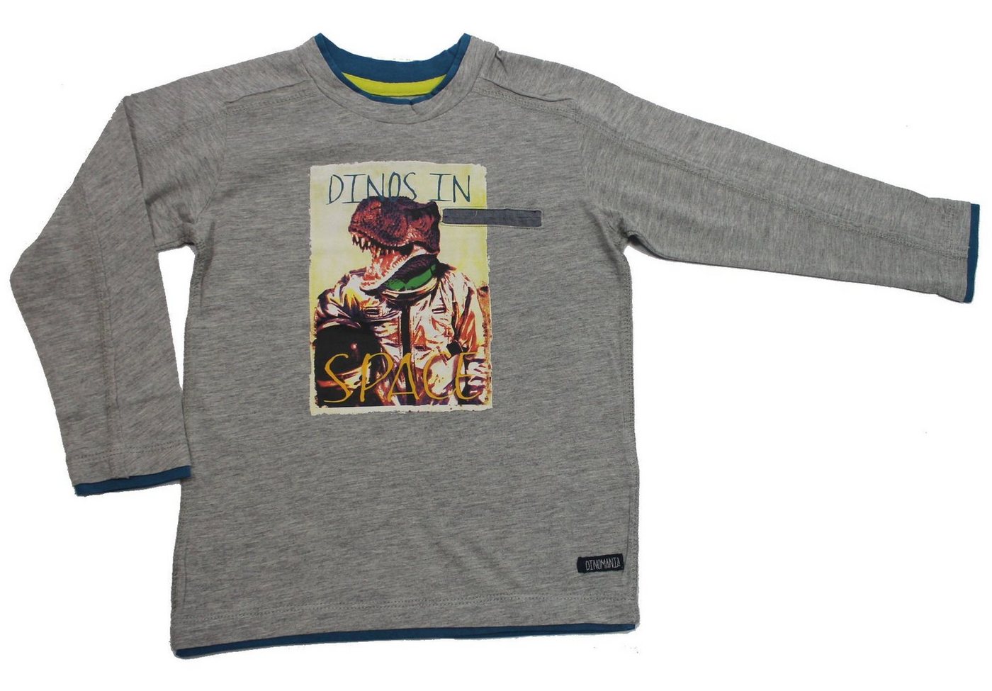 Kanz Langarmshirt Kanz Dinomania Langarmshirt Dinos in space grau (1-tlg) von Kanz