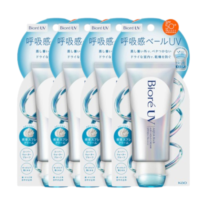 Kao - Biore UV Aqua Rich Airy Hold Cream SPF50+ PA++++ - 70g (4ea) Set von Kao