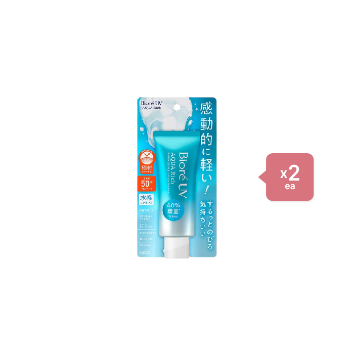 Kao - Biore UV Aqua Rich Water Essence SPF50+ PA++++ - 70g (2ea) Set von Kao