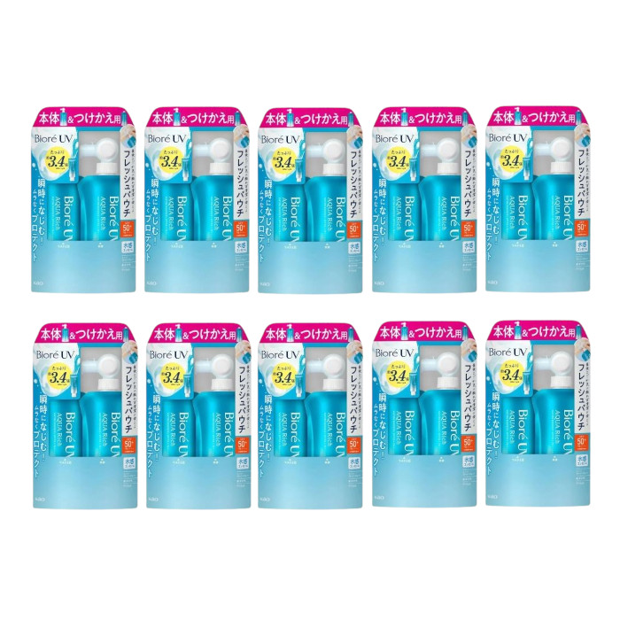 Kao - Biore UV Aqua Rich Watery Essence SPF50+ PA++++ - 120g + 120g (10ea) Set von Kao