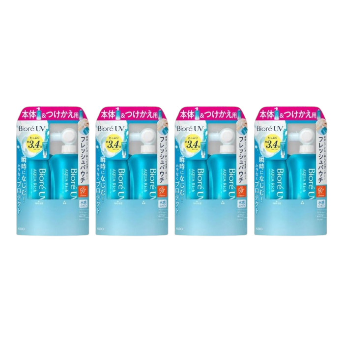 Kao - Biore UV Aqua Rich Watery Essence SPF50+ PA++++ - 120g + 120g (4ea) Set von Kao