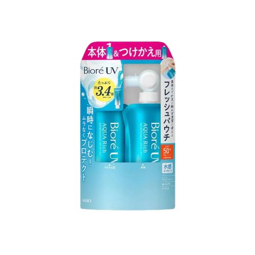 Kao - Biore UV Aqua Rich Watery Essence SPF50+ PA++++ - 120g + 120g von Kao