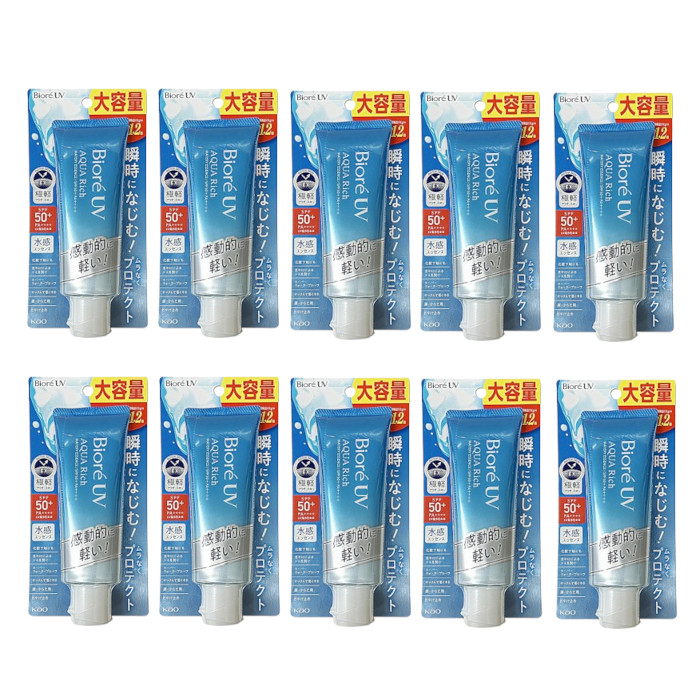 Kao - Biore UV Aqua Rich Watery Essence SPF50+ PA++++ - 90g (10ea) Set von Kao
