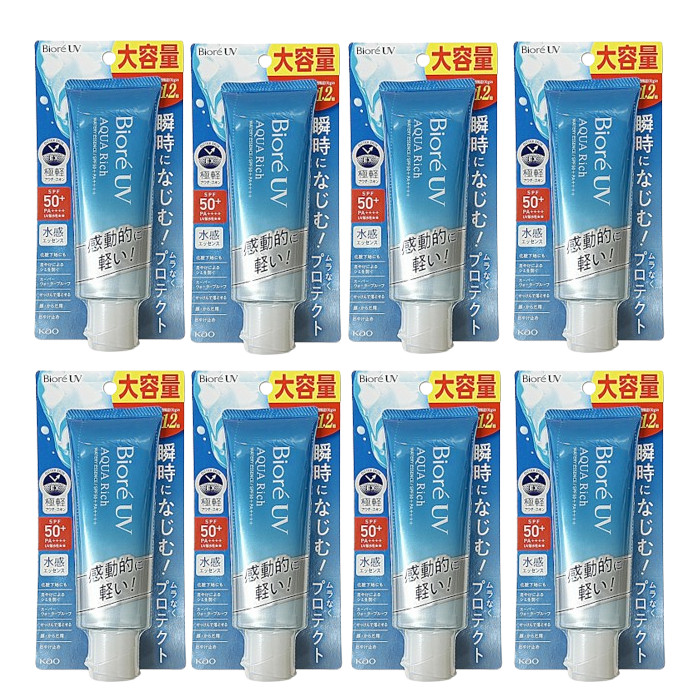 Kao - Biore UV Aqua Rich Watery Essence SPF50+ PA++++ - 90g (8ea) Set von Kao