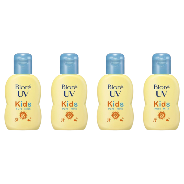 Kao - Biore UV Kids Pure Milk Sunscreen SPF50 PA+++ - 70ml (4ea) Set von Kao