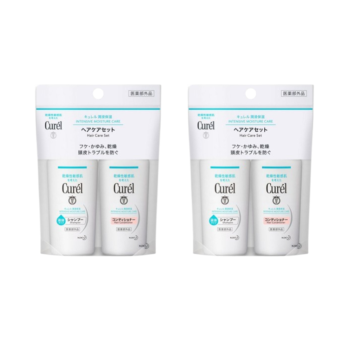 Kao - Curel Intensive Moisture Care Hair Care Set - 1set(45ml+45ml) (2ea) Set von Kao