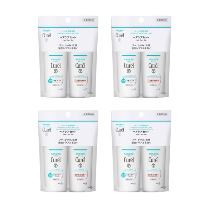 Kao - Curel Intensive Moisture Care Hair Care Set - 1set(45ml+45ml) (4ea) Set von Kao