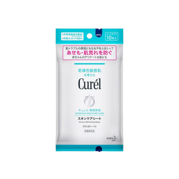 Kao - Curel Intensive Moisture Care Skincare Refreshing Wipes - 10stücke von Kao