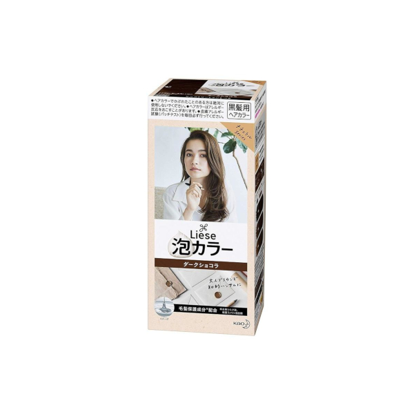 Kao - Liese Creamy Bubble Color (Japan Version) - 1 box - Dark Chocolate von Kao