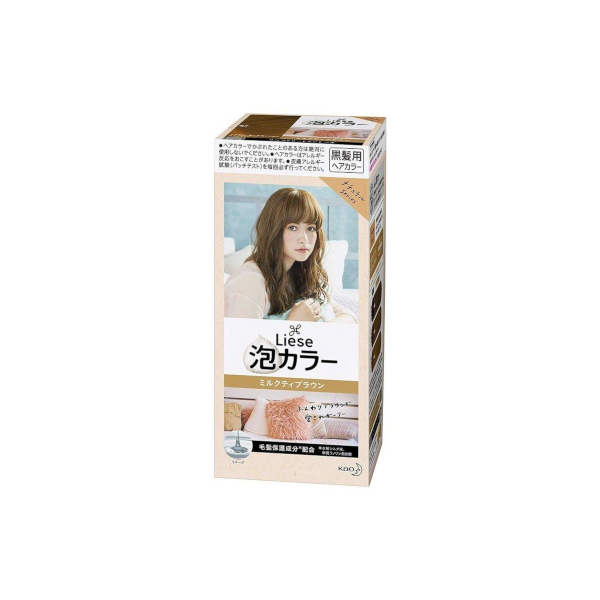 Kao - Liese Creamy Bubble Color (Japan Version) - 1 box - Milk Tea Brown von Kao