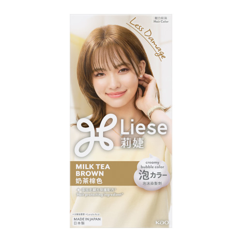 Kao - Liese Creamy Bubble Color  - 1 Box - Milk Tea Brown von Kao